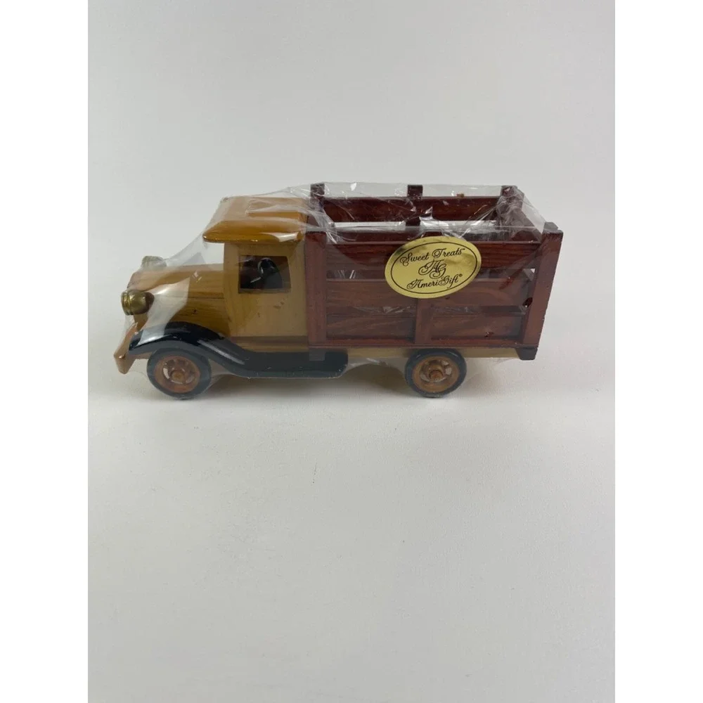 Vintage Scale 1930s 1940s Box Truck Wooden Open Top Display Piece Amerigift